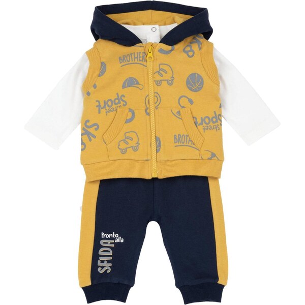 Chicco Joggingová súprava námornícka modrá / karí / biela 65794554