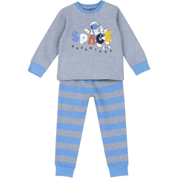 Chicco Pyžamo nebesky modrá / žltá / sivá melírovaná / biela 65655746