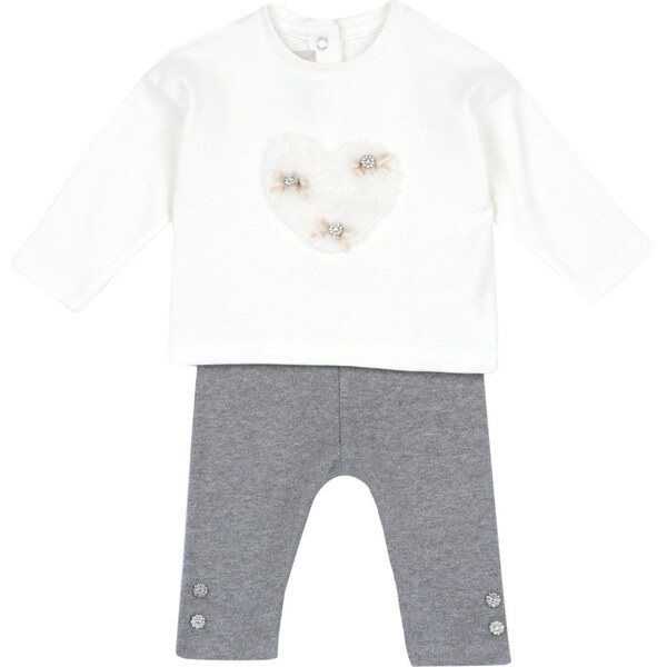 Chicco Set telová / sivá melírovaná / biela 65484810