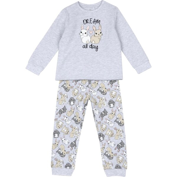 Chicco Pyžamo svetlosivá / rosé / čierna / biela 65619362