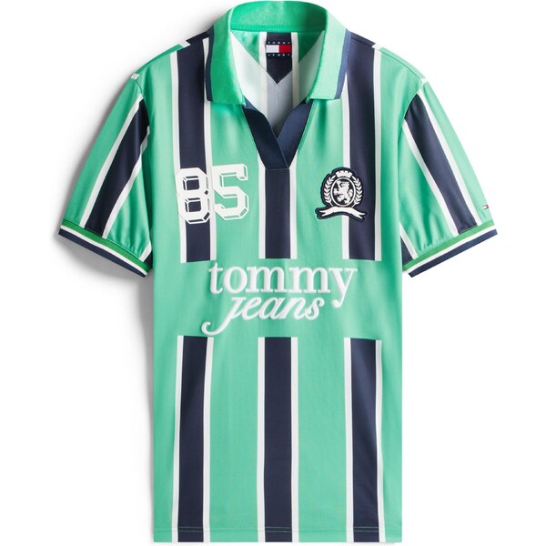 Tommy Jeans Tričko námornícka modrá / mätová / biela 64944021