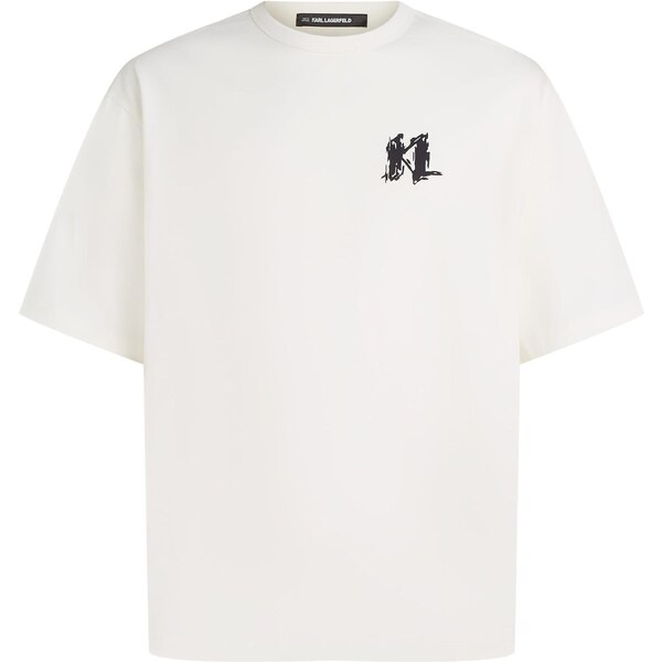 Karl Lagerfeld Tričko čierna / biela 64944085