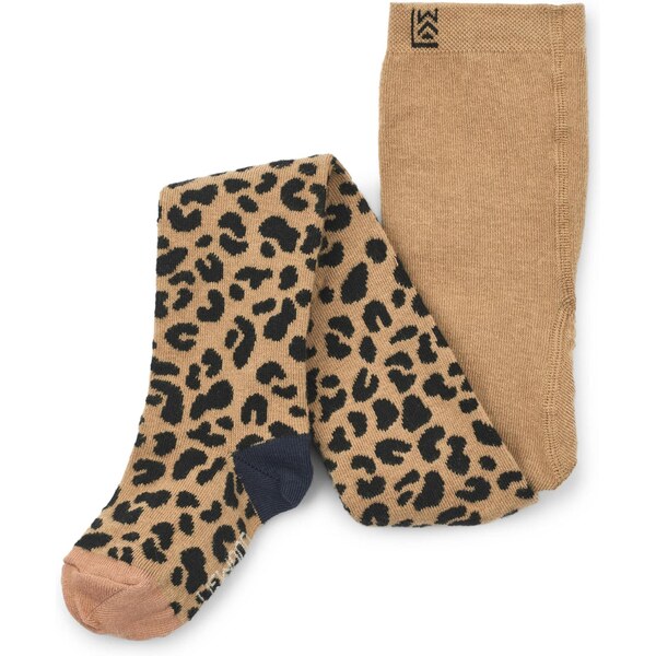 Liewood Pančuchy Silva tmavobéžová / čierna 65133762