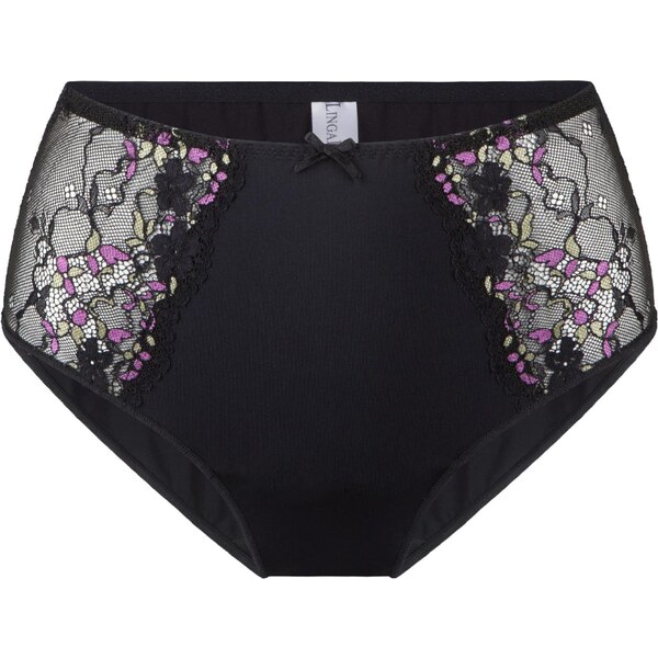 LingaDore Nohavičky Daily pastelovo zelená / orchideová / čierna 65010822