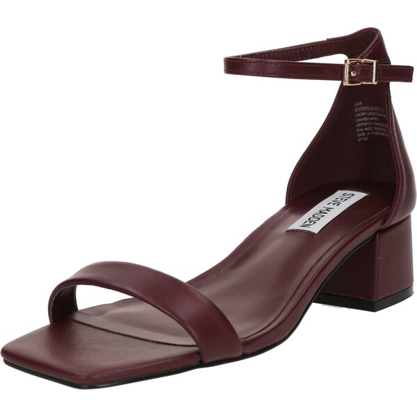 STEVE MADDEN Remienkové sandále Gena burgundská 65660109