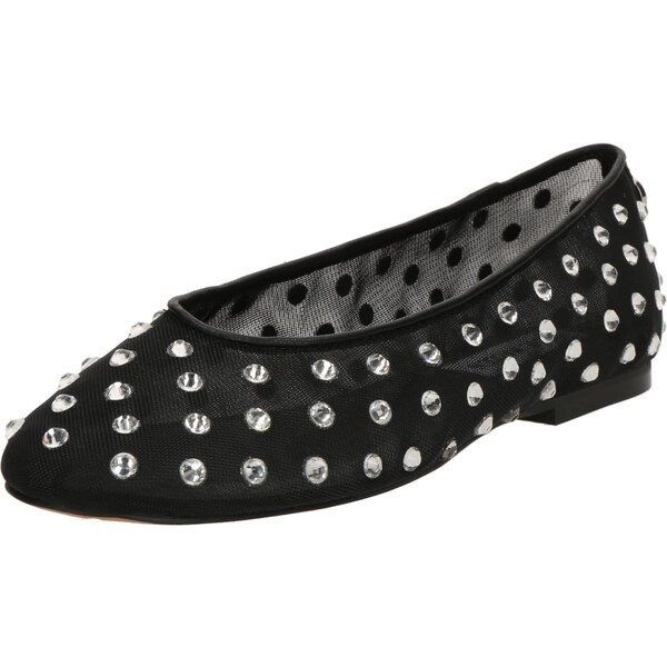 STEVE MADDEN Baleríny Viv čierna / priehľadná 65052357