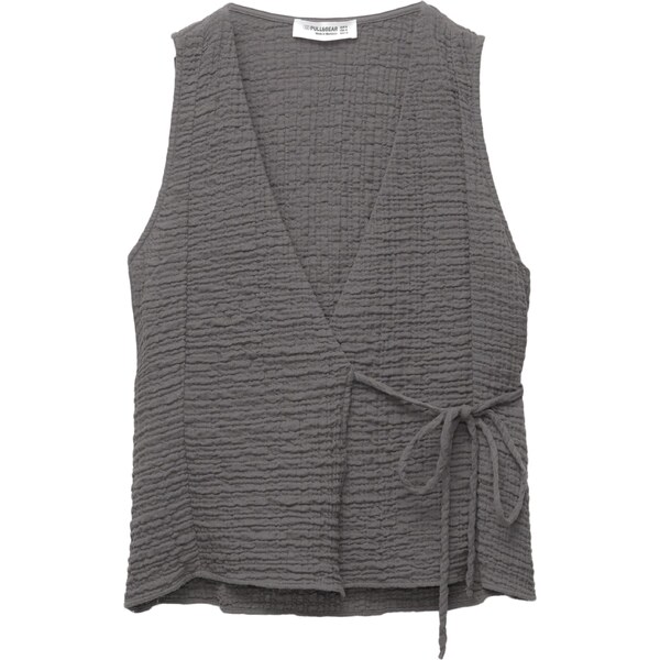 Pull&Bear Vesta sivá 65887478