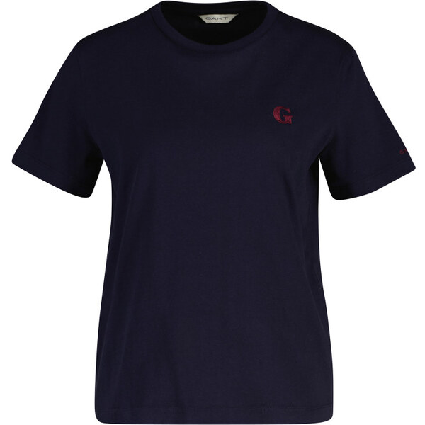 TRIČKO GANT REG G BADGE SS T-SHIRT EVENING BLUE 64944418