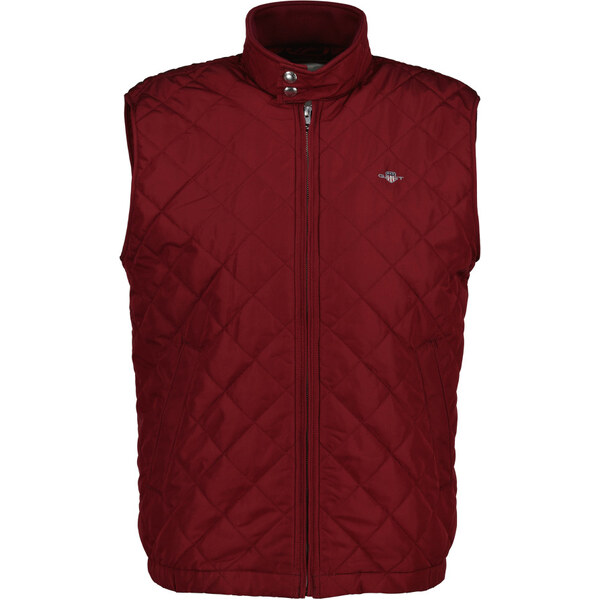 VESTA GANT QUILTED WINDCHEATER VEST PLUMPED RED 64944456