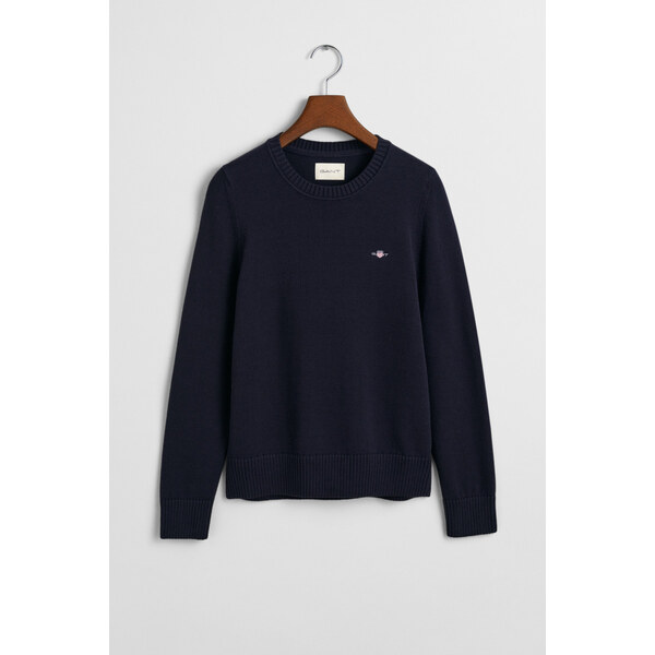 SVETER GANT CLASSIC COTTON C-NECK EVENING BLUE 64944432
