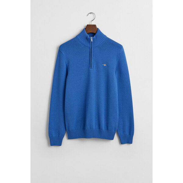 SVETER GANT CASUAL COTTON HALF ZIP RICH BLUE 64944460