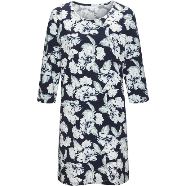 LASCANA Nočná košieľka námornícka modrá / pastelovo zelená / biela 65655222