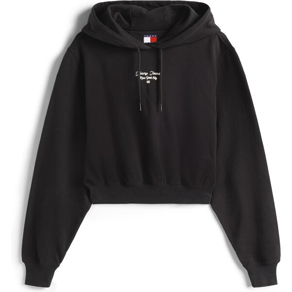 Tommy Jeans Mikina ESSENTIAL čierna / biela 65707367