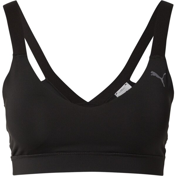 PUMA Športová podprsenka PWRSHAPE sivá / čierna 66017971