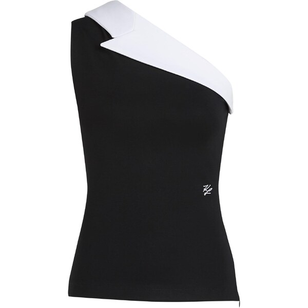 Karl Lagerfeld Top čierna / biela 65658837