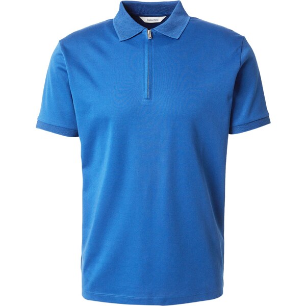 SELECTED Tričko SLHFave modrá 64943968