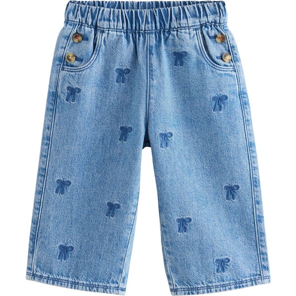 Next Džínsy modrá denim / červená 65881625