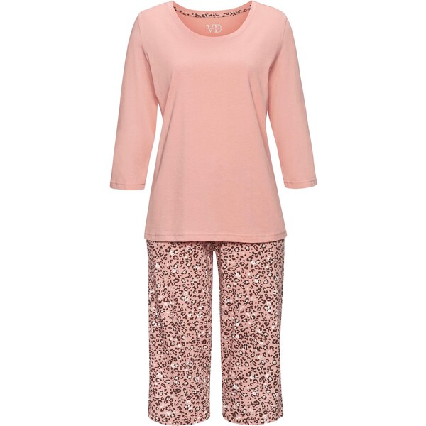 VIVANCE Pyžamo ružová / čierna / biela 65655093