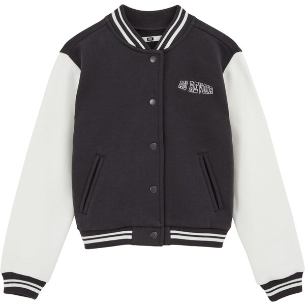 WE Fashion Mikina sivá / biela 65656036