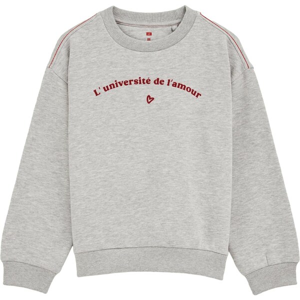 WE Fashion Mikina svetlosivá 65656030