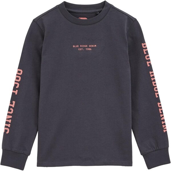 WE Fashion Tričko tmavosivá / ružová 65882892