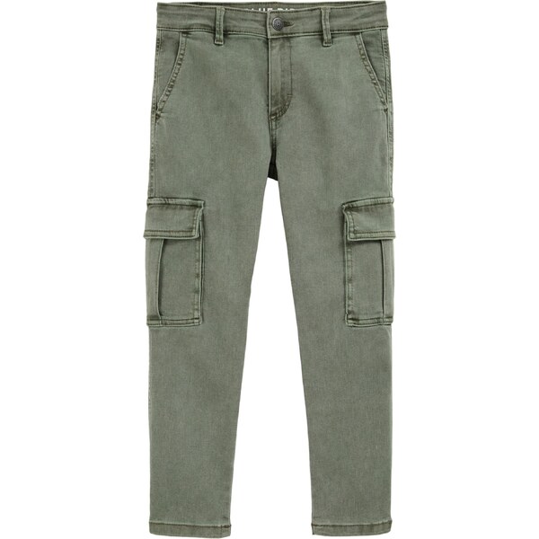 WE Fashion Nohavice zelená / kaki 65883004