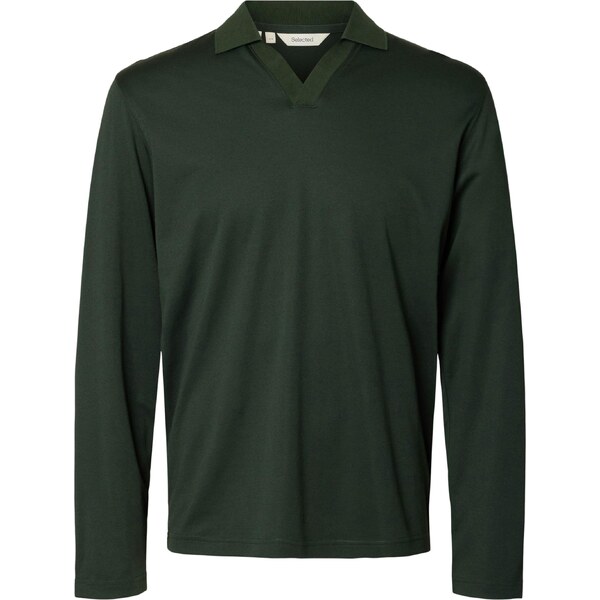 SELECTED Tričko SLHFAVE tmavozelená 64944134