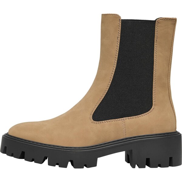 ONLY Chelsea čižmy ONLBETTY kapučíno / čierna 64944306