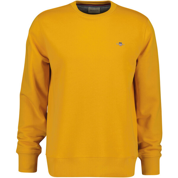 MIKINA GANT REG SHIELD C-NECK SWEAT YELLOW LICHEN 64944364