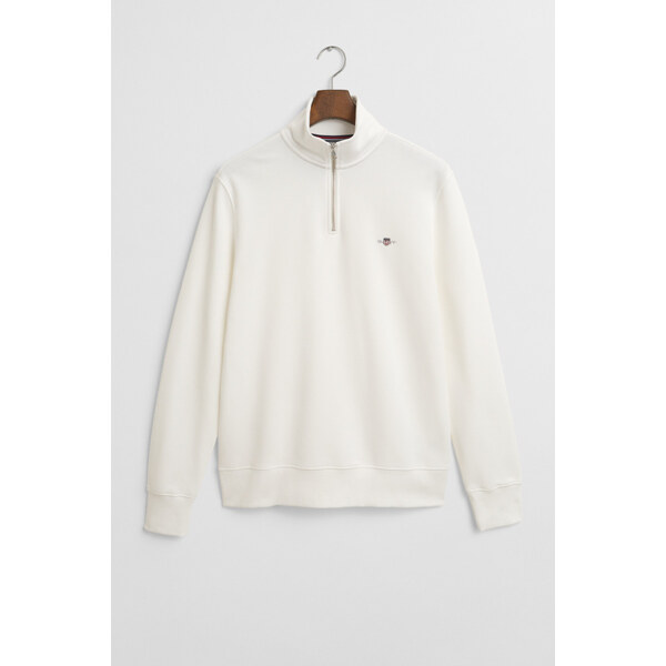 MIKINA GANT REG SHIELD HALF ZIP SWEAT EGGSHELL 64944365