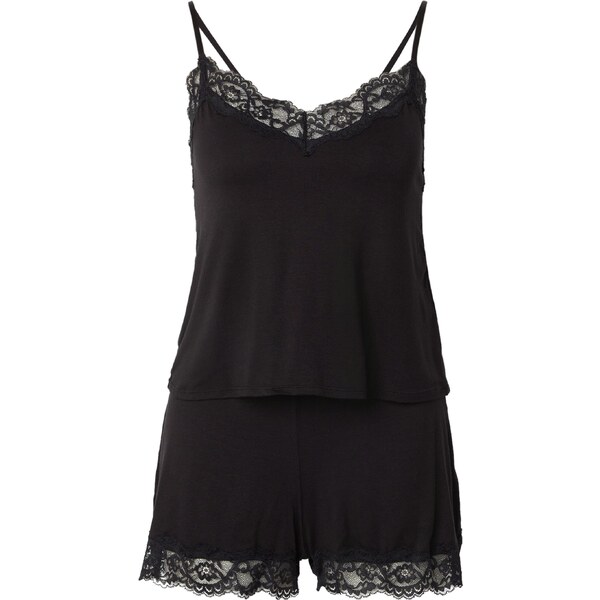 Hunkemöller Pyžamo Nana čierna 65035737