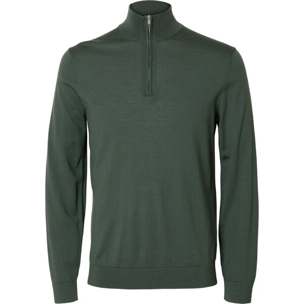 SELECTED Sveter SLHTRAY tmavozelená 65206662