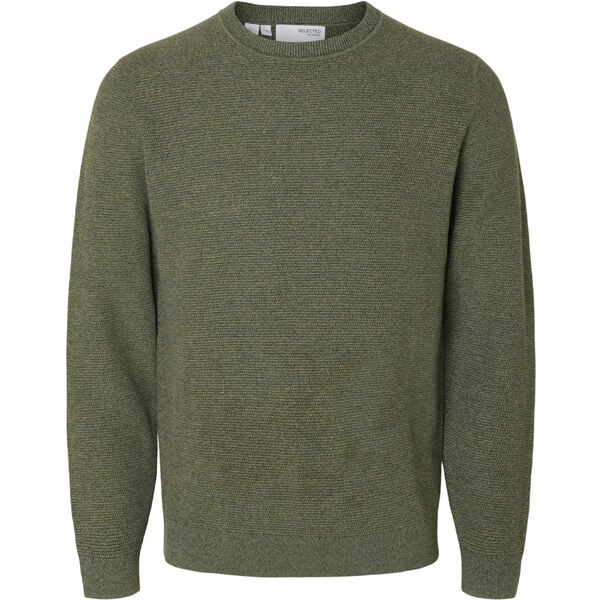 SELECTED Sveter Ross tmavozelená 65206656