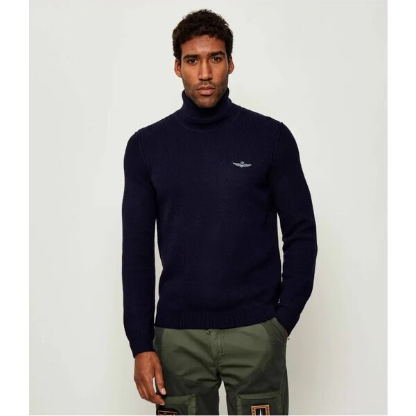 Aeronautica Militare Rolák | regular fit | s prímesou vlny 64942256