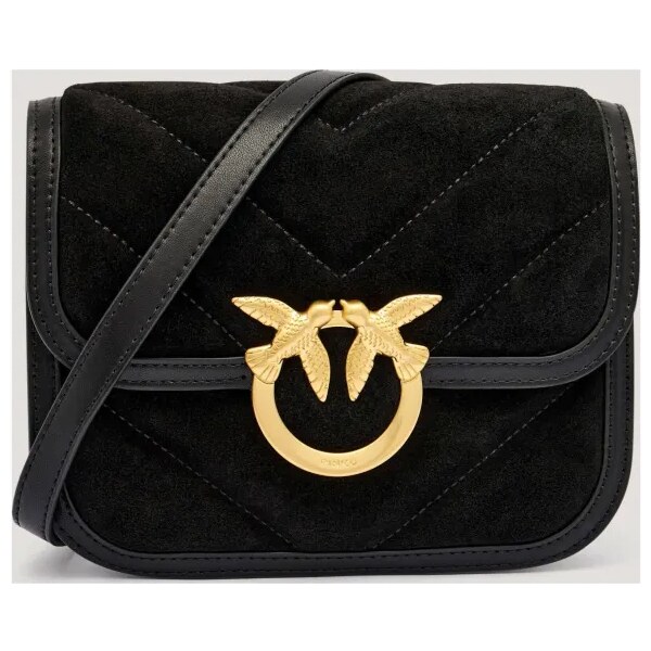 Pinko Crossbody kabelka LOVE BOX | semiš 64942172