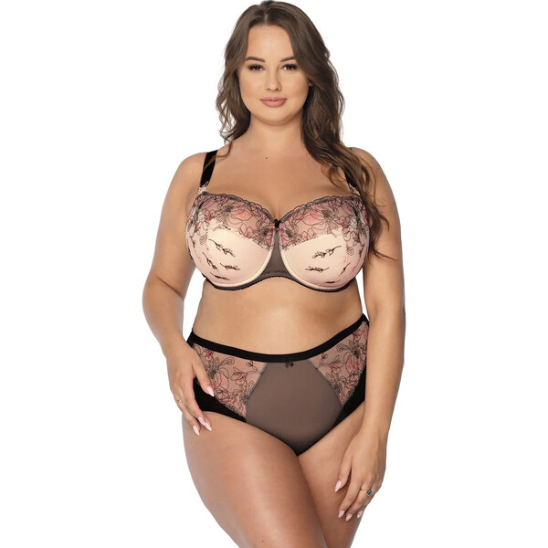 Polovystužená dámska podprsenka Giorgia BS 1182 čierna - Gaia 41244499