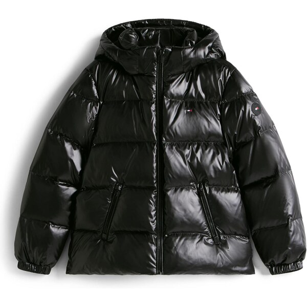 TOMMY HILFIGER Prechodná bunda ESSENTIAL čierna 64957425