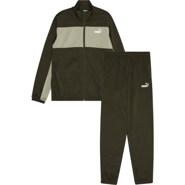 PUMA Tréningový komplet pastelovo zelená / tmavozelená / biela 65980709