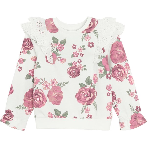 Cool Club Mikina pastelovo zelená / purpurová / staroružová / biela 65773277