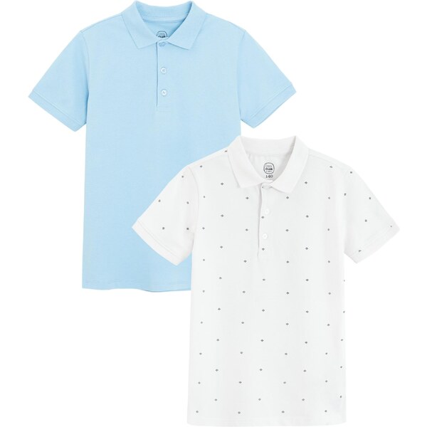 Cool Club Tričko nebesky modrá / biela 66008752