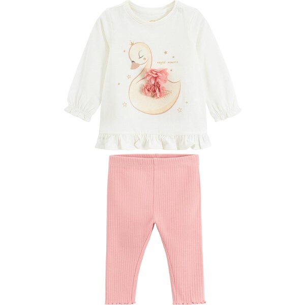 Cool Club Set zlatá / lososová / biela 65887695