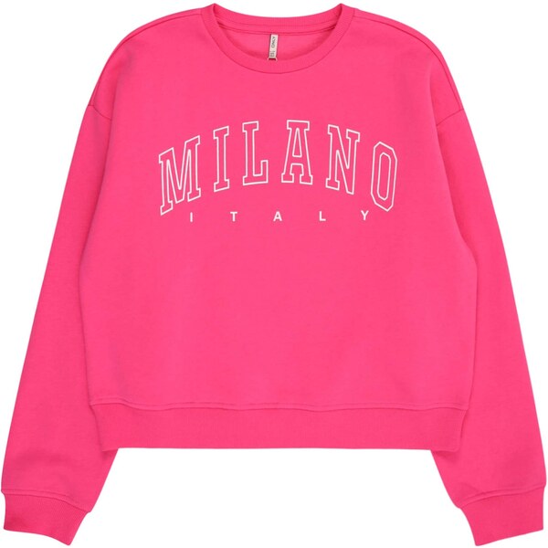 ONLY GIRLS Mikina purpurová / biela 64957632