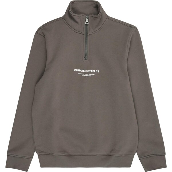 Only & Sons Junior Mikina OSJCURATED sivá / biela 65660280