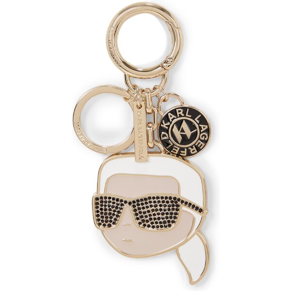 Karl Lagerfeld Prívesky na kľúče IKON zlatá / čierna / biela 64957517