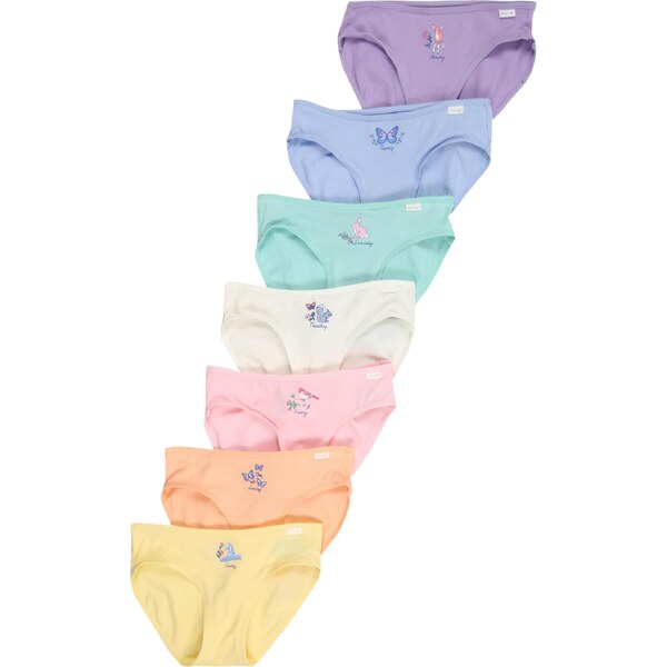 GAP Nohavičky svetložltá / svetlooranžová / ružová / biela ako vlna 64957565