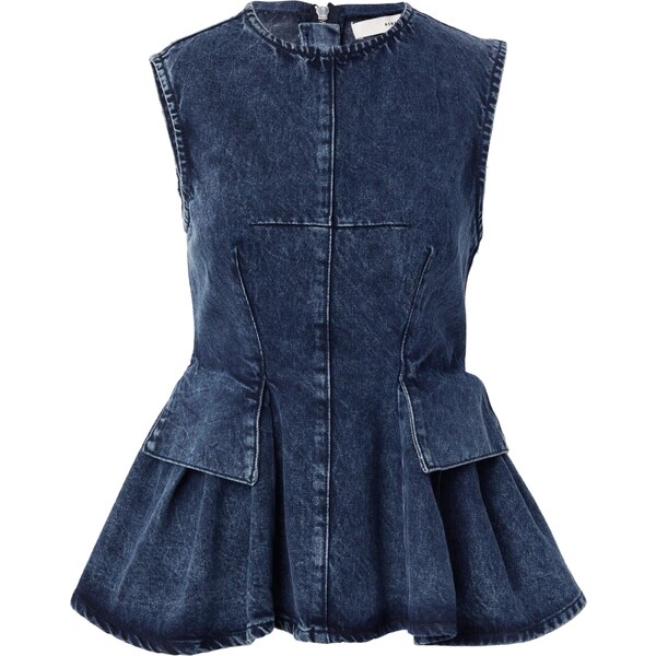 REMAIN Top čierny denim 66057026