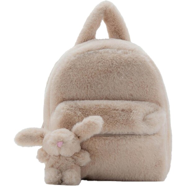 MANGO KIDS Batoh FUR béžová 65311068