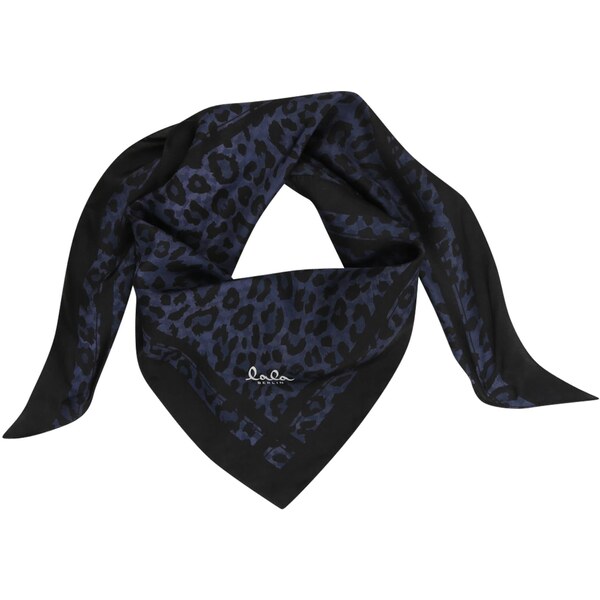 Lala Berlin Šál Tamera námornícka modrá / čierna 65707569