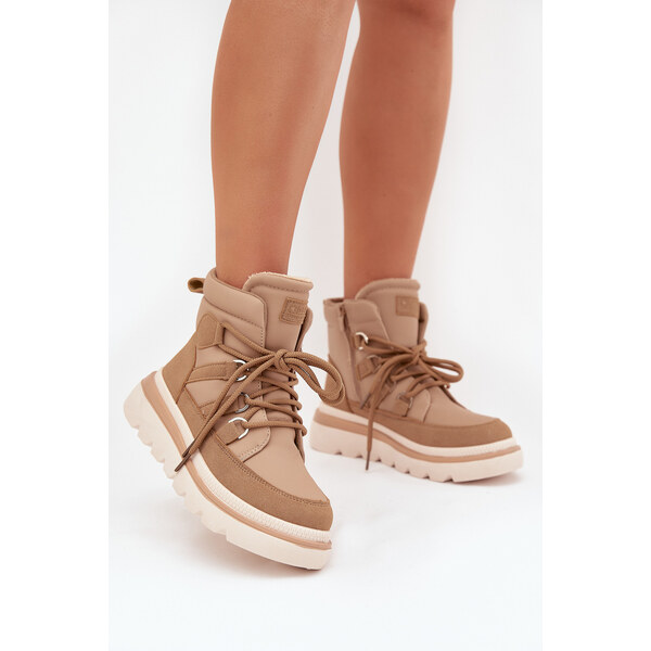 Boto Dámske Topánky Na Platforme Camel Liorae 64988920