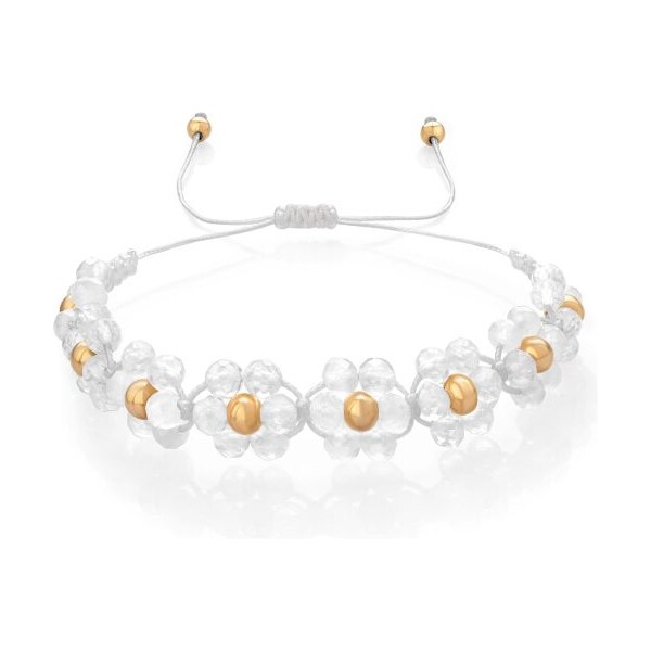 Náramok s kvetmi z Mesačného kameňa – Fleur Eterna - Zlatá Trimakasi 64958651